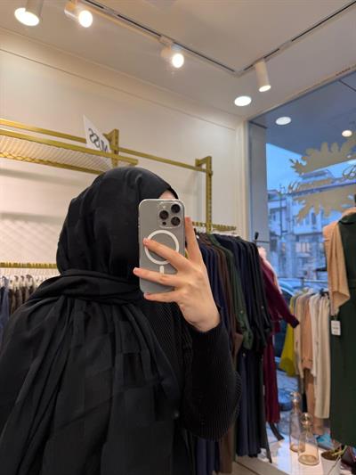 Wennora Paris Collection Dama Desen Şal Siyah