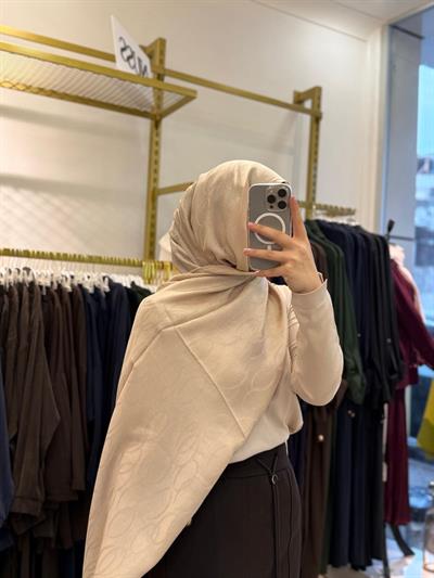 Wennora Paris Collection Halka Desen Şal bej