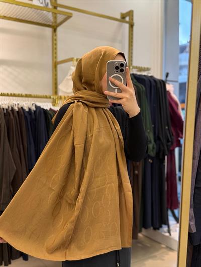 Wennora Paris Collection Halka Desen Şal Haki