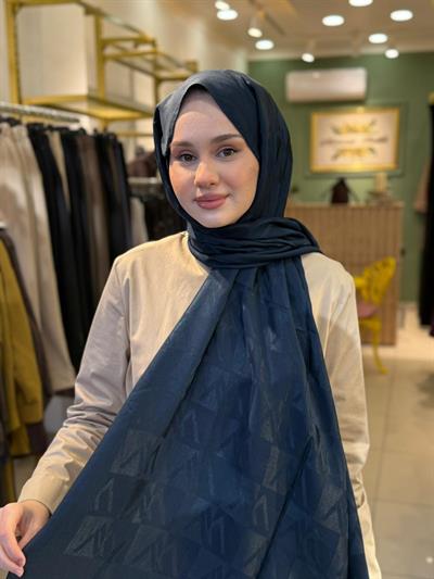 Wennora Paris Collection W Desen Şal Lacivert