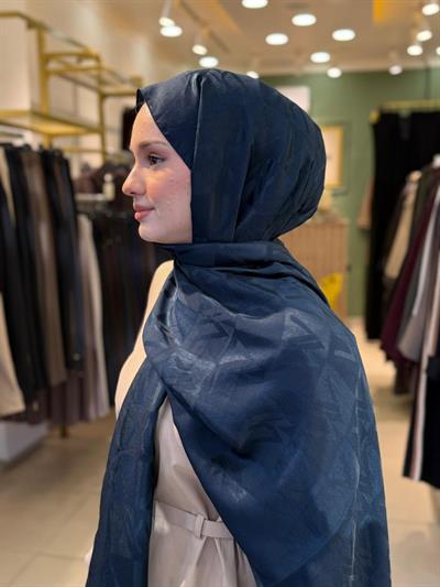 Wennora Paris Collection W Desen Şal Lacivert