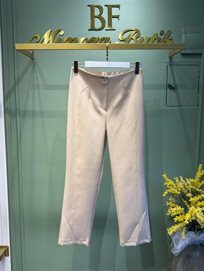 Sentez Milano Boru Paça Pantolon 5603 bej