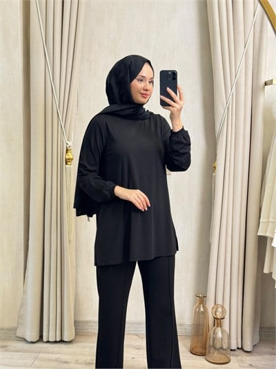 GHİSA 4829 Tunik Siyah