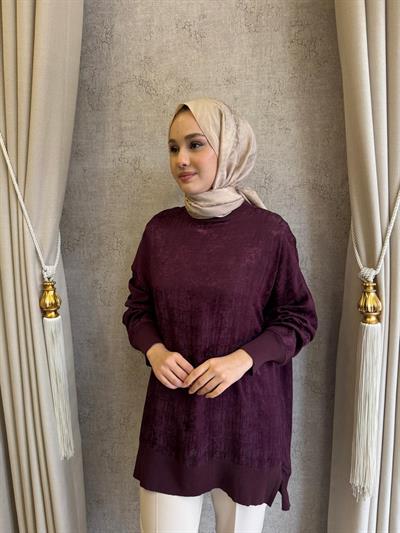 Nuss 3013 Jakar Detay Tunik MÜRDÜM