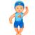 CİCCİOBELLO CCBD9000 SWİMMİNG YÜZÜYOR 30 CM 2+ KAMPANYA