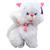 HALLEY PELÜŞ PL62585 OTURAN TOMBUL KEDİ 50 CM 1 ADET FİYATIDIR
