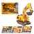 PASİFİK KUMANDALI EXCAVATOR 955-202 HEAVY DUTY MODEL R/C 8 CHANNELS PİLLİ 3+