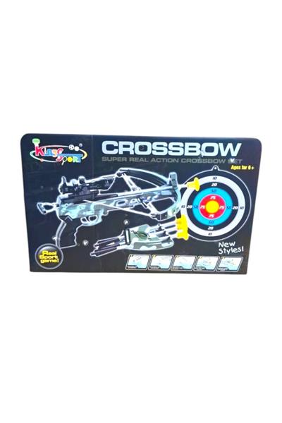 SEÇTİM ALDIM CROSSBOW ASKERİ OK SETİ 35881L SADAKLI HEDEFLİ 6+