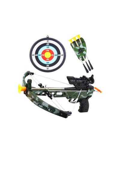 SEÇTİM ALDIM CROSSBOW ASKERİ OK SETİ 35881L SADAKLI HEDEFLİ 6+