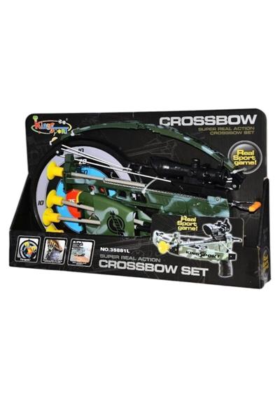 SEÇTİM ALDIM CROSSBOW ASKERİ OK SETİ 35881L SADAKLI HEDEFLİ 6+