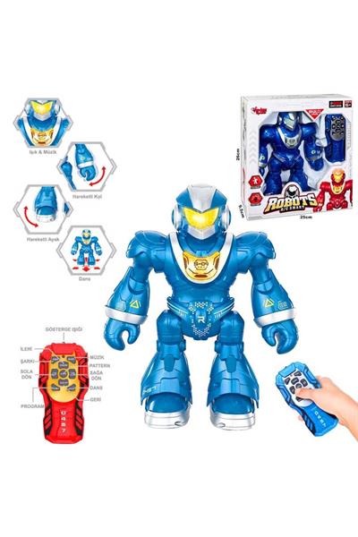 Seçtim Aldım Interaktif Dansçı Robot Kumandalı F/f Işıklı Sesli Pilli 6