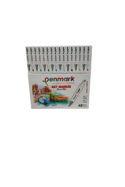 Seçtim Aldım Marker Özel Kutu Çift Taraflı Kalem Seti 48 Renk
