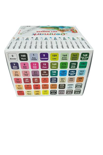 Seçtim Aldım Marker Özel Kutu Çift Taraflı Kalem Seti 48 Renk