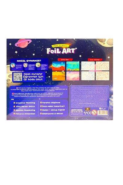 Seçtim Aldımfoil Art Peel Press Metalize Çıkartma Sanatı 4in1 3