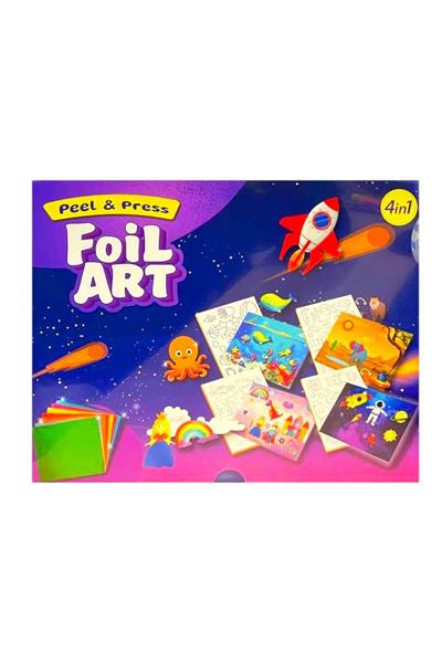 Seçtim Aldımfoil Art Peel Press Metalize Çıkartma Sanatı 4in1 3