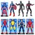 Marvel Klasik Figür E5556 Spiderman, Thor, Miles Morales, Iron Man, Black Panther, Captain America ve Wolverine