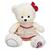 SUNMAN PUFFY FRİENDS LH3079 PELÜŞ OTURAN AYI ELBİSELİ 50 CM