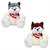 SUNMAN PUFFY FRİENDS YF3684 PELÜŞ KÖPEK OTURAN HUSKY ATKILI 30 CM