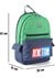 UNİTED COLORS OF BENETTON OKUL ÇANTASI 03785 YEŞİL LACİVERT ÜÇ BÖLMELİ
