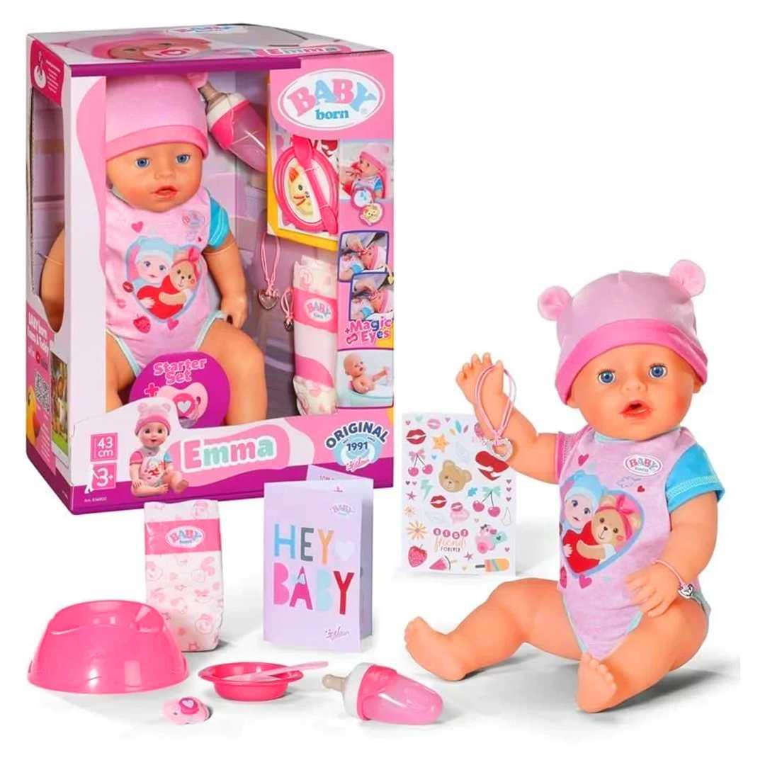 BABY BORN 834800 MUCİZE BEBEK KIZ EMMA 43 CM 3+ Et Bebek Sevimli