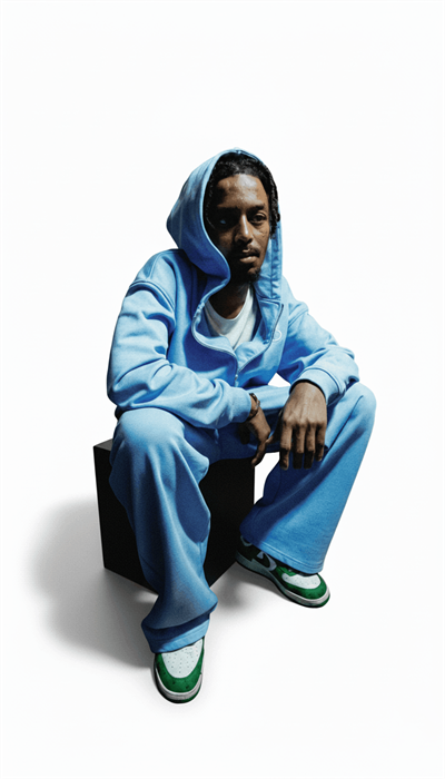 First Born: FROZEN FLAME Logo Basic Tracksuit