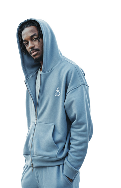 First Born: FROZEN FLAME Logo Basic Zipper 