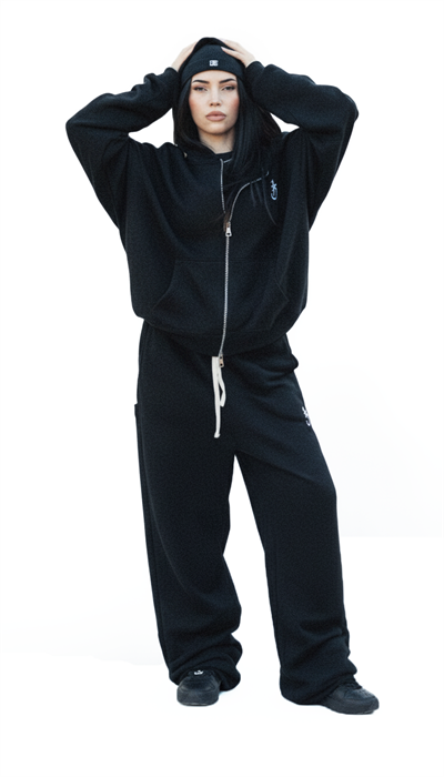 First Born: STREET CODE Logo Basic Tracksuit