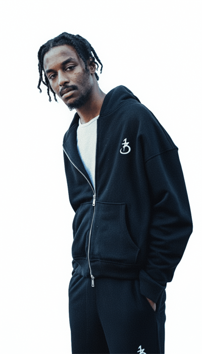 First Born: STREET CODE Logo Basic Zipper 
