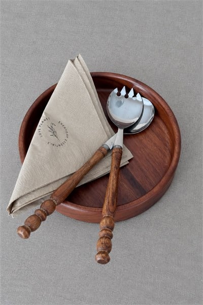Akasya Yemek Tabağı Yuvarlak 20 cm