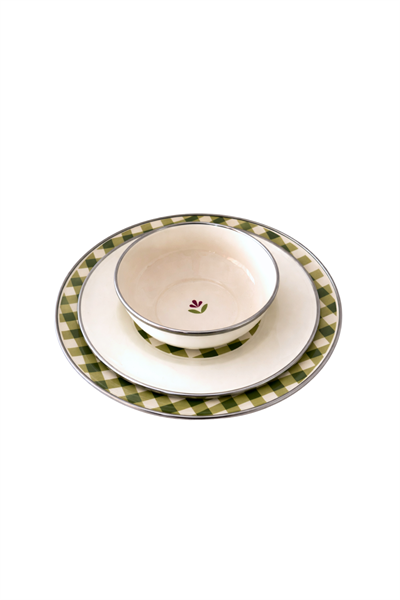 Cozy Emaye Kase Bej 14 cm