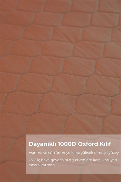 Forenia Air Rest Şişme Kamp Yatağı 185x200x40 cm Haki