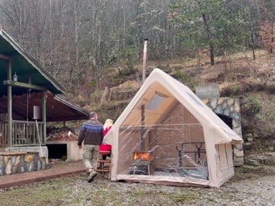 Forenia Olaf Şişme Kamp Çadırı 7.5 m2 Bej