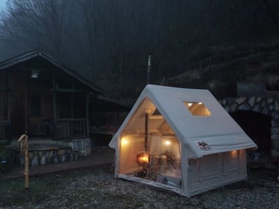 Forenia Olaf Şişme Kamp Çadırı 7.5 m2 Bej