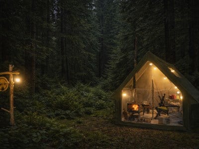 Forenia Olaf Şişme Kamp Çadırı 7.5 m2 Haki