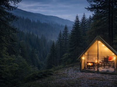 Forenia Olaf Şişme Kamp Çadırı 7.5 m2 Haki