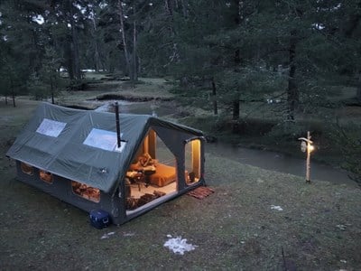 Forenia Olinos Şişme Kamp Çadırı 20.6 m2 Haki