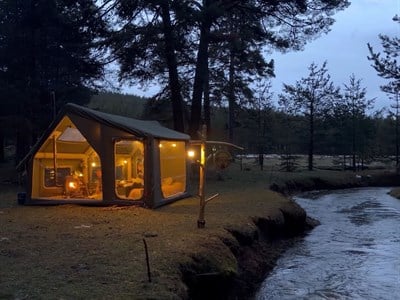 Forenia Olinos Şişme Kamp Çadırı 20.6 m2 Haki