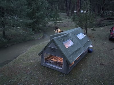 Forenia Olinos Şişme Kamp Çadırı 20.6 m2 Haki