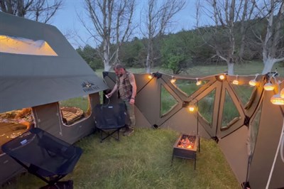 Forenia  Rüzgar Paneli 560x140 cm Haki