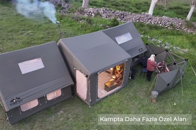 Forenia  Rüzgar Paneli 560x140 cm Haki