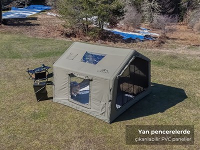 Lava Şişme Kamp Çadırı 9 m2 Haki