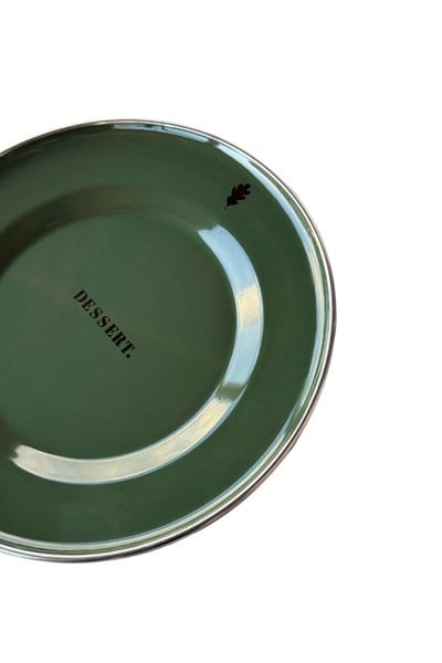 Military Emaye Tabak Haki 21 cm