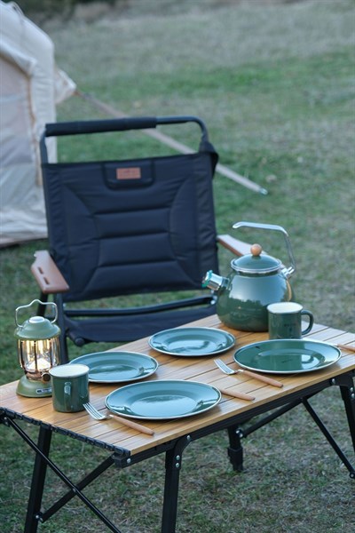 Military Emaye Tabak Haki 21 cm