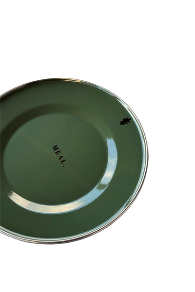 Military Emaye Tabak Haki 25 cm