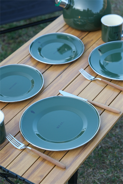 Military Emaye Tabak Haki 25 cm