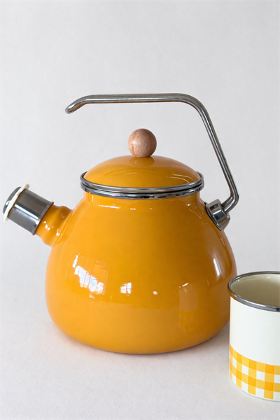 Picnic Emaye Su Isıtıcı Sarı 2 L