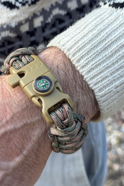 Rota Paracord Bileklik | Pusulalı