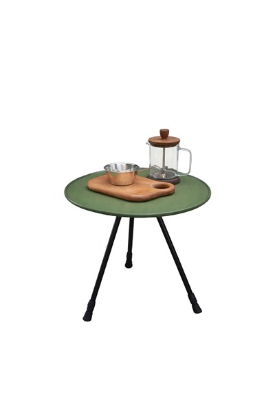 Teleskopik Ayaklı Kamp Sehpası 37x36-57 cm Yeşil  