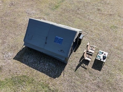 Terra Şişme Kamp Çadırı 12 m2 Haki