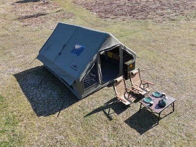 Terra Şişme Kamp Çadırı 12 m2 Haki